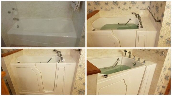Before and After Walk in Tub Installation in Lolo, MT