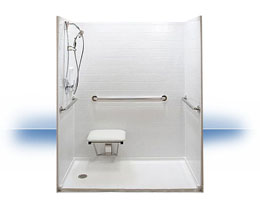 Walk in shower in Carter by Independent Home Products, LLC